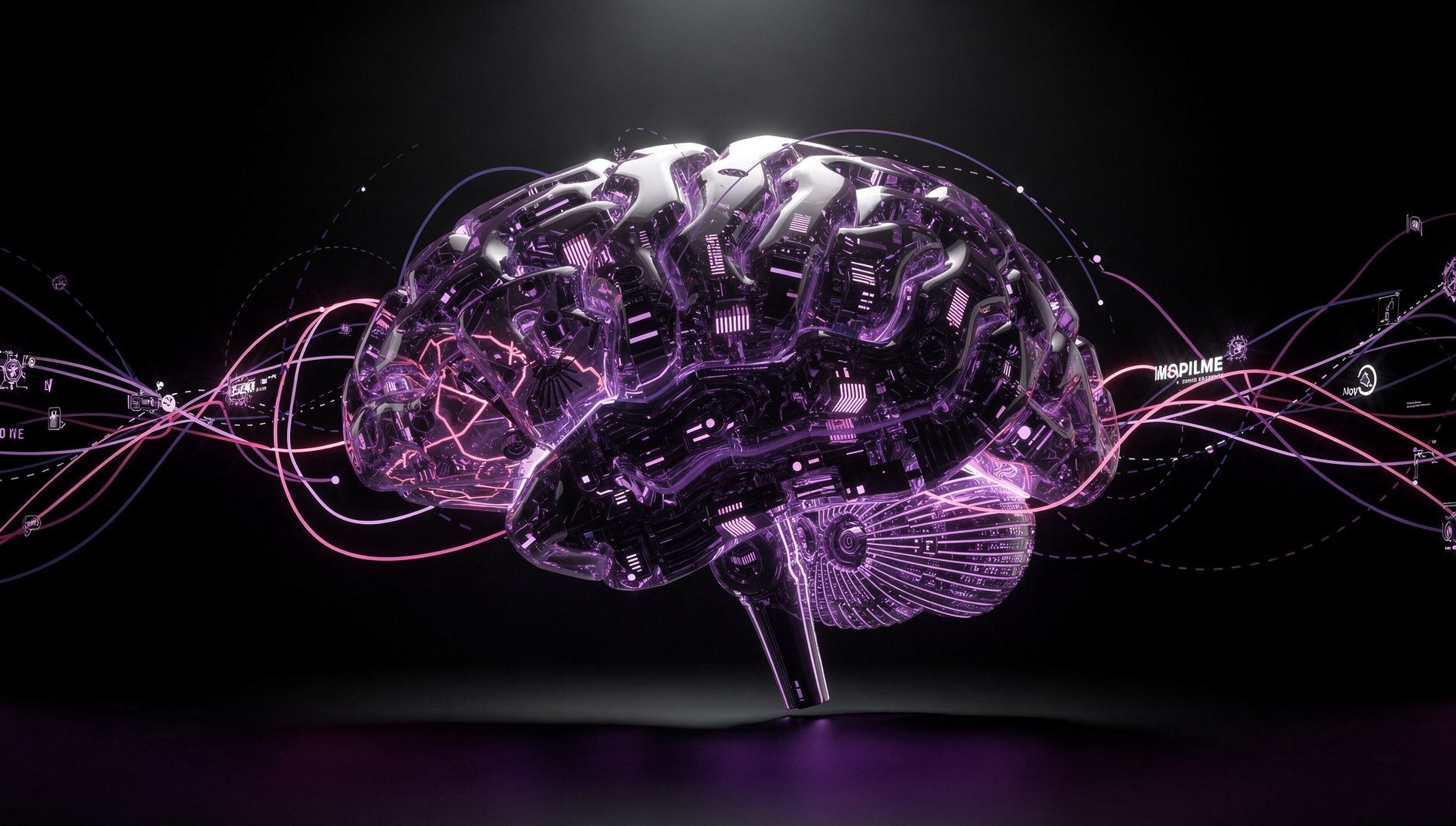 Lila 3D-Darstellung automatischer Gebotsstrategien in digitalen Werbeauktionen