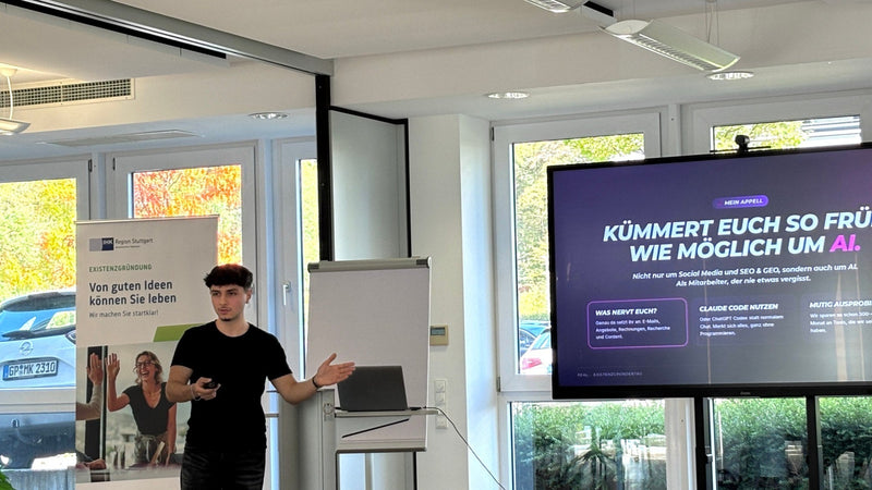 Emre Tuncer beim 54. Existenzgründertag der IHK Region Stuttgart