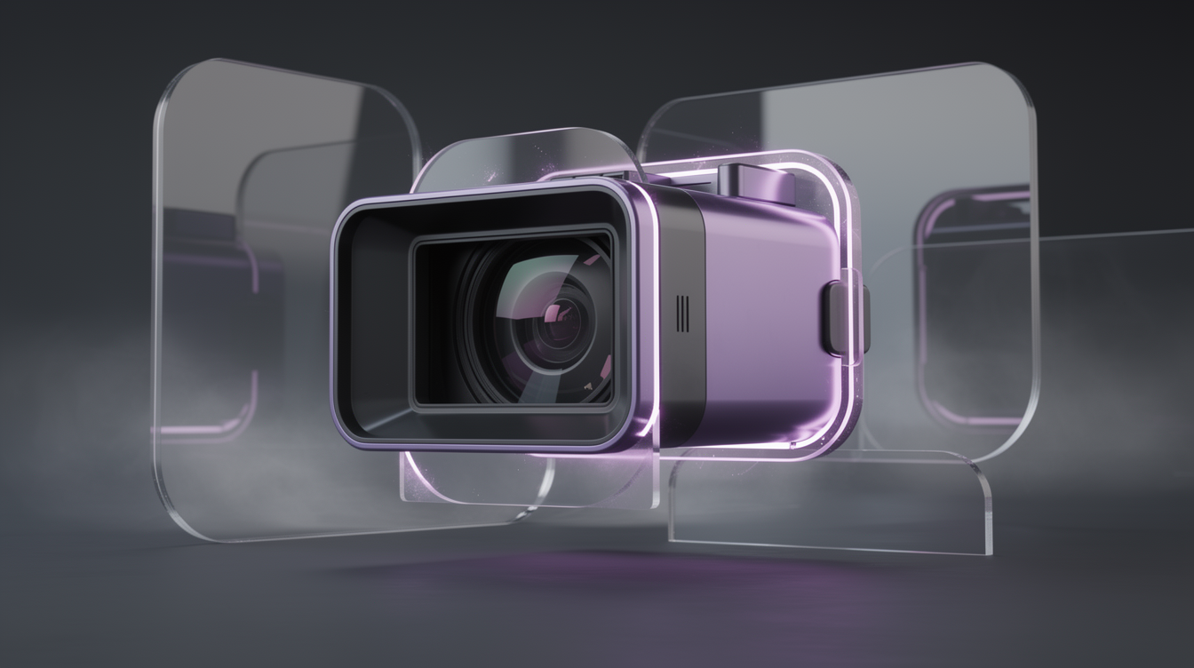 YouTube Marketing Strategie Ads lila 3D