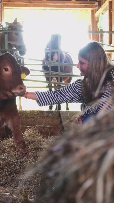 Schwäbische Alb #Rücksicht, mit Ton: alb-landwirtin-ton