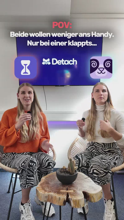 Detach Meta Video-Ad 2 – Talking-Head Creative der Screentime-App
