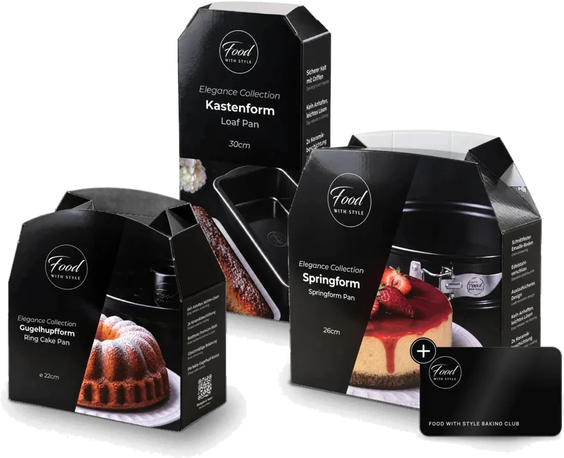 Backset von Food with Style in der eigenen Verpackung